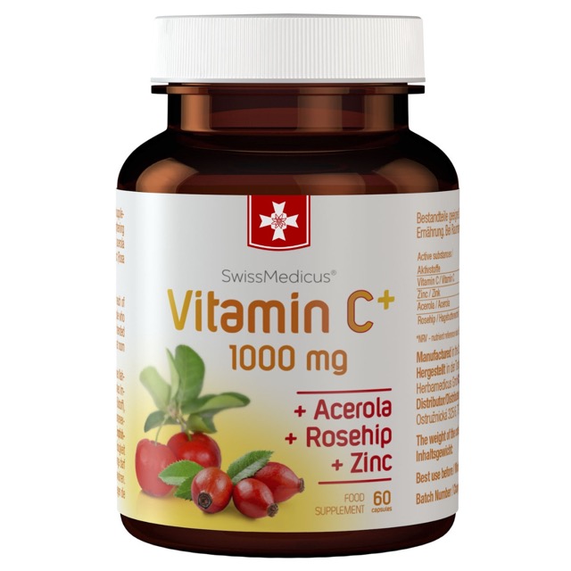 Vitamina C + 1000 mg 60 capsule